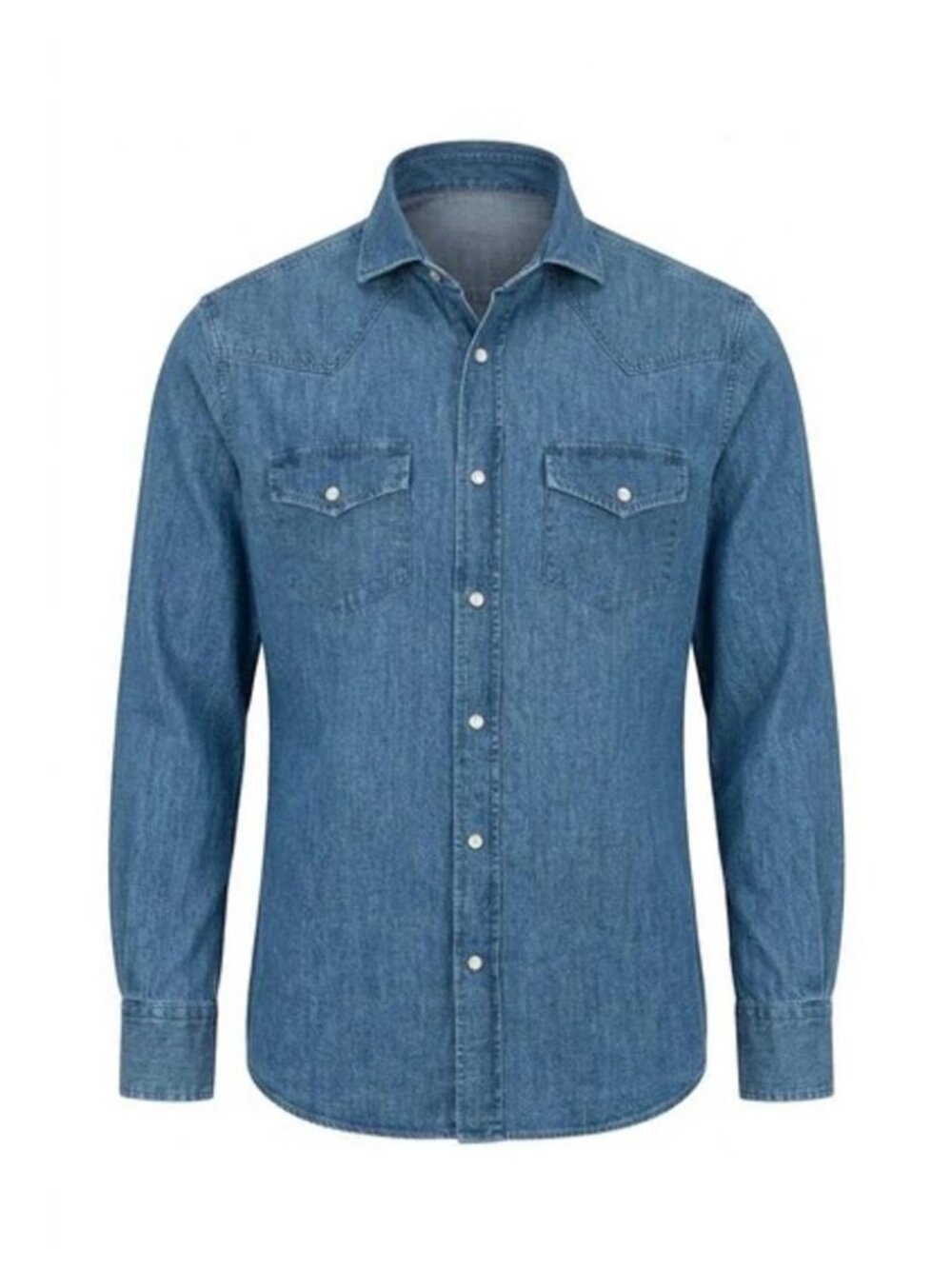 Brunello Cucinelli Denim Shirt Tag Size L Men